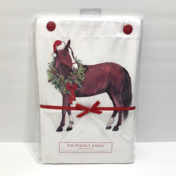 Mary Lake-Thompson Other - NEW Mary Lake Thompson Christmas Horse Apron